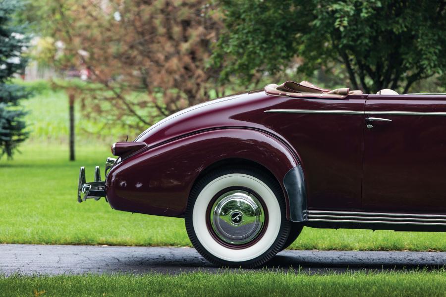 Детали экстерьера LaSalle Convertible Coupe (39-5067) 1939 года  (фото 4 из 20)